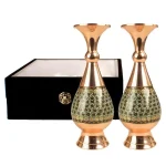 گلدان مس و خاتم